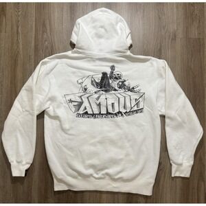 Y2K Famous Stars And Straps Skateboard‎ Zip Hoodie Travis Barker Size L